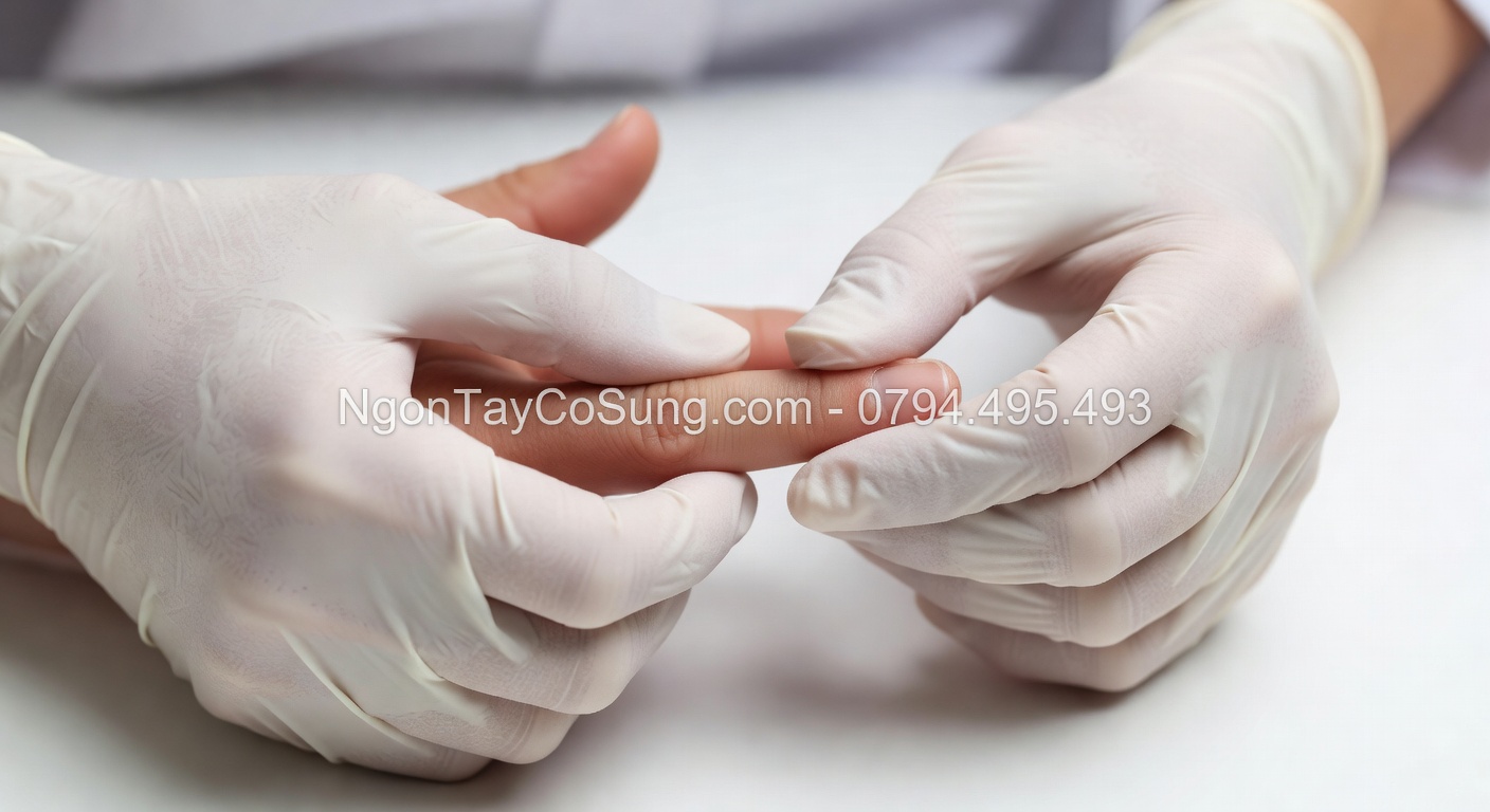 chẩn đoán ngón tay cò súng