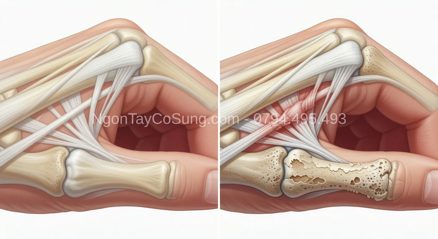 đau gân ngón cái