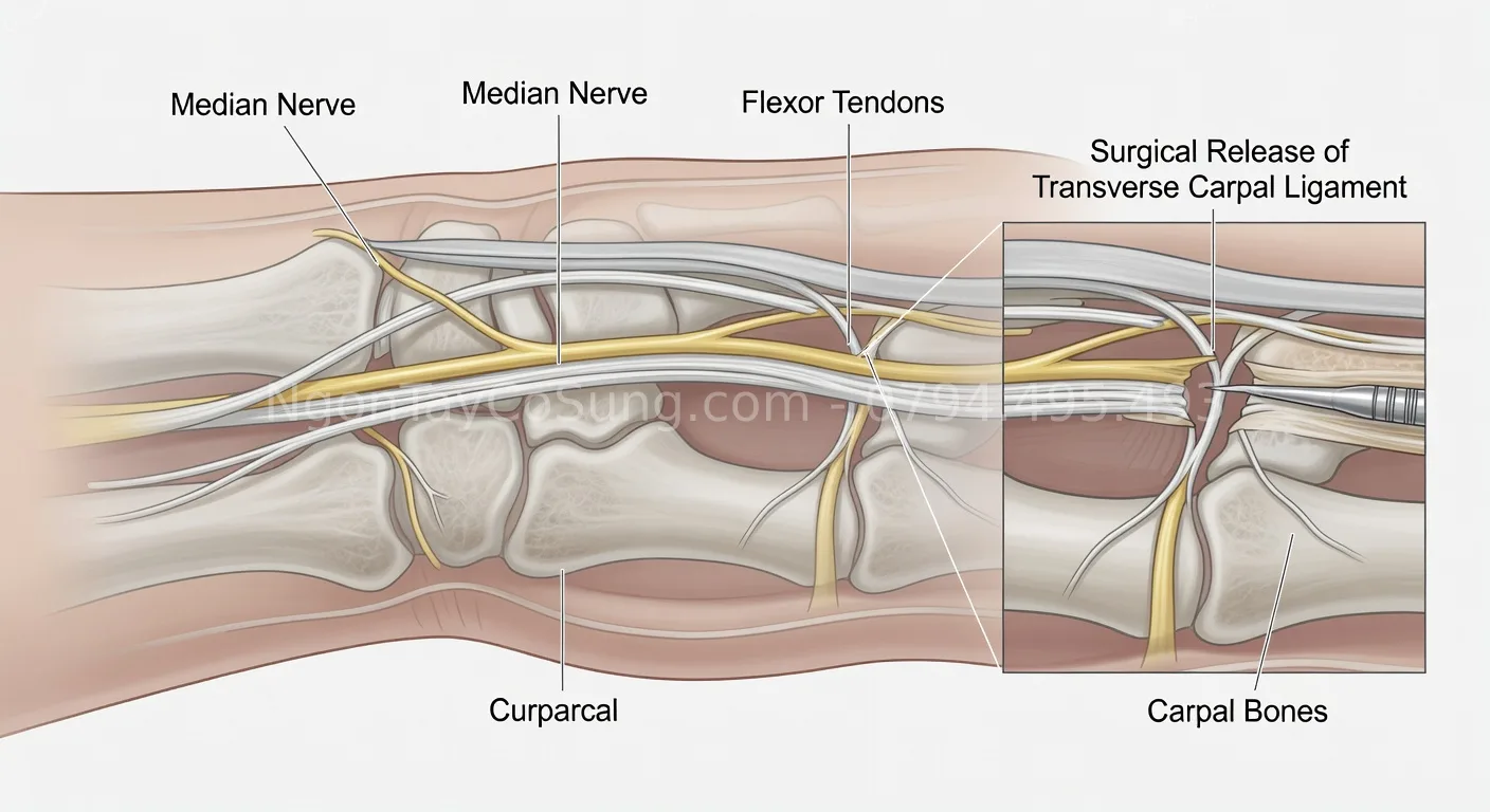 điều trị hội chứng ống cổ tay