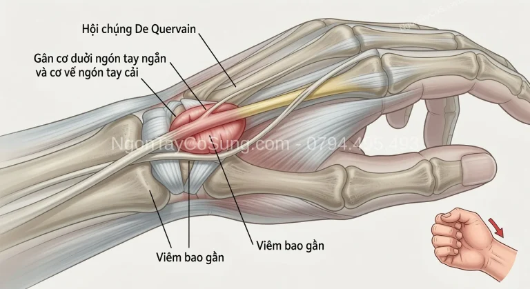 Hội Chứng De Quervain: Hướng Dẫn Toàn Diện Từ A–Z