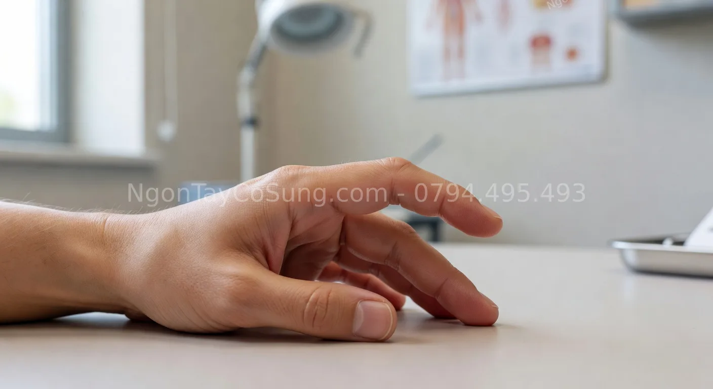 ngón tay bị ngắc