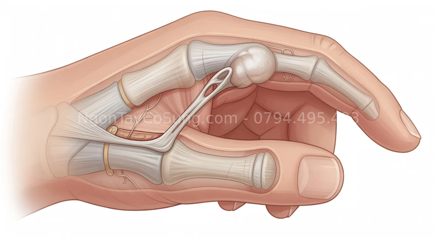 ngón tay cò súng trẻ em
