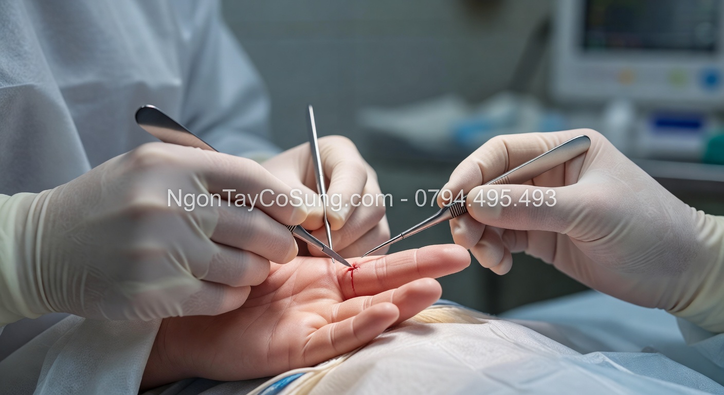 phẫu thuật ngón tay cò súng phẫu thuật ngón tay cò súng