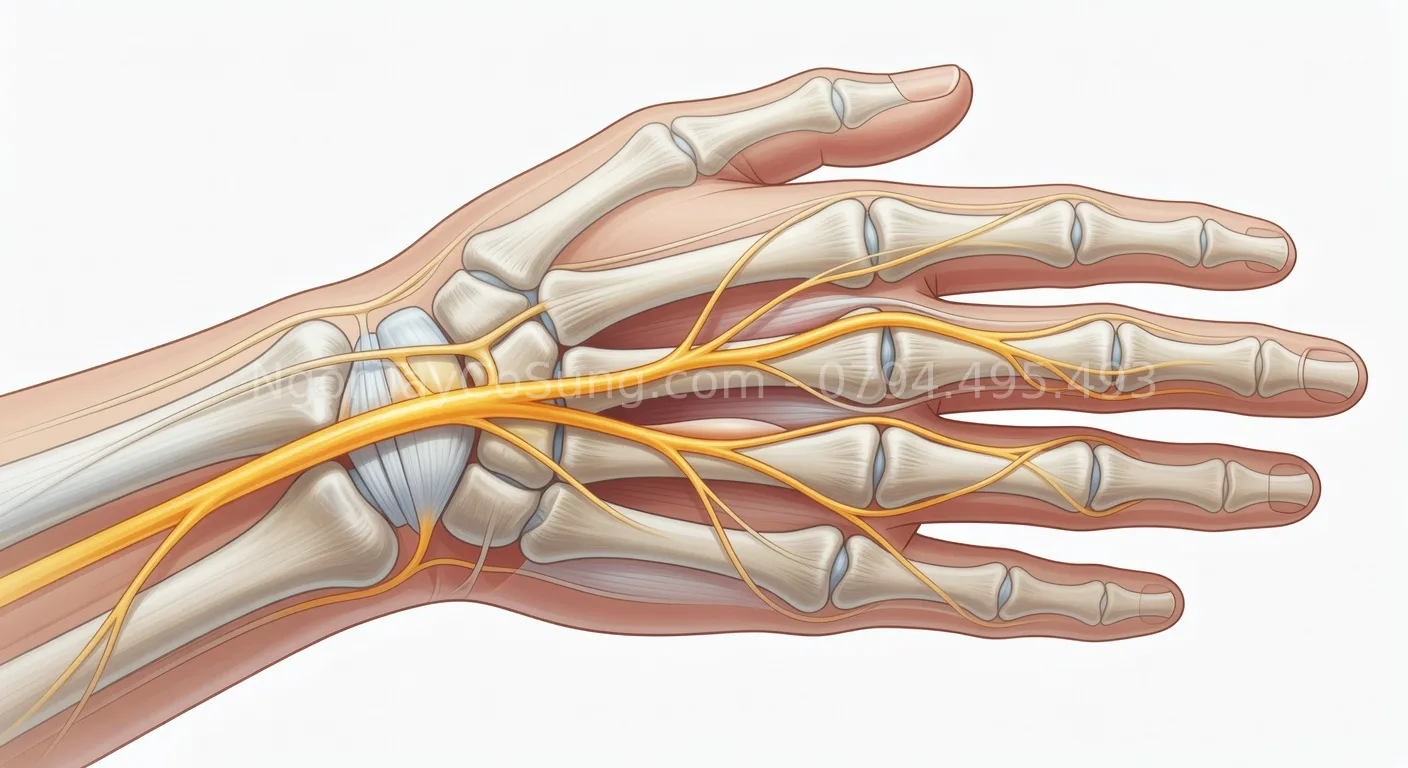 tê bàn tay và ngón tay