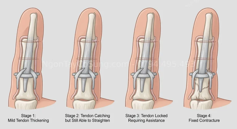 Triệu chứng ngón tay cò súng — dấu hiệu nhận biết từ sớm